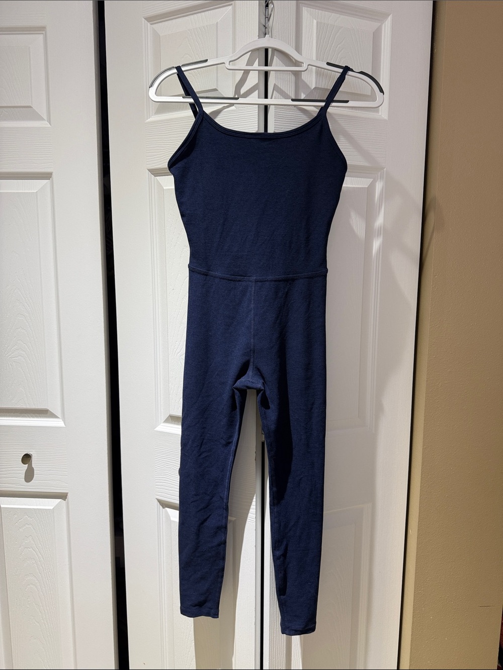 Beyond Yoga Navy Sleeveless One-Piece Jumpsuit